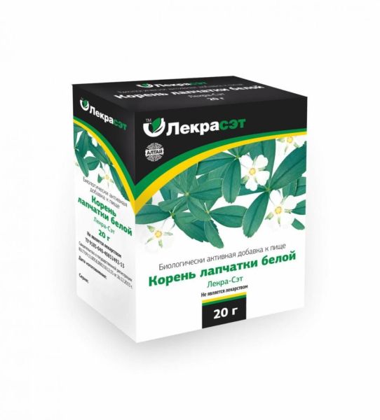 Изображение товара Лапчатка белая (корень) Лекра сэт 20г Лапчатка белая (корень) Лекра сэт 20г фотография
