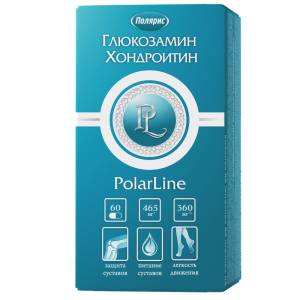 Глюкозамин с хондроитином БАД PolarLine 60 капсул