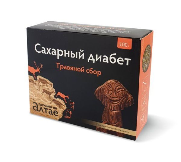 Изображение товара Сбор травяной Сахарный диабет Фарм-Продукт, 100г Сбор травяной Сахарный диабет Фарм-Продукт, 100г фотография
