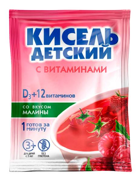 Изображение товара Кисель детский Витошка Малина концентрат с витаминами 25г Кисель детский Витошка Малина концентрат с витаминами 25г фотография