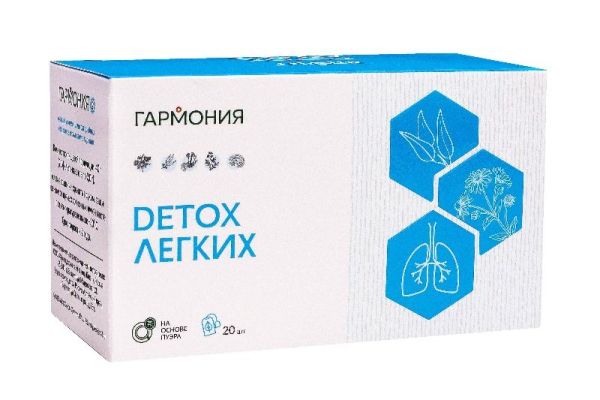 Изображение товара Гармония-2 Detox Легких Чайный напиток №20 Гармония-2 Detox Легких Чайный напиток №20 фотография