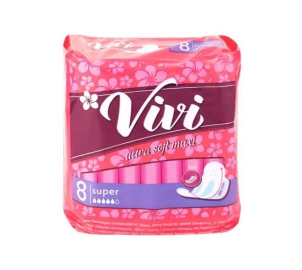 Изображение товара Прокладки Vivi Ultra Maxi Soft №8 Прокладки Vivi Ultra Maxi Soft №8 фотография