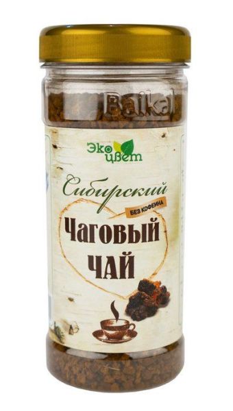 Чаговый чай Экоцвет 90г фотография
