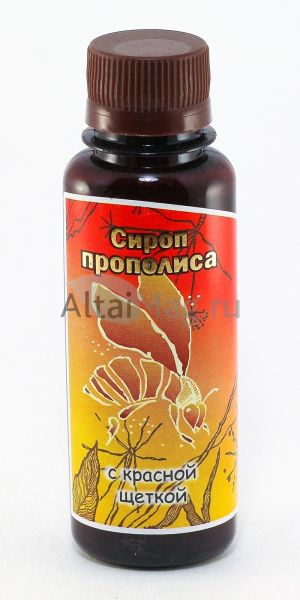 Изображение товара Сироп прополиса с красной щёткой Сироп прополиса с красной щёткой фотография
