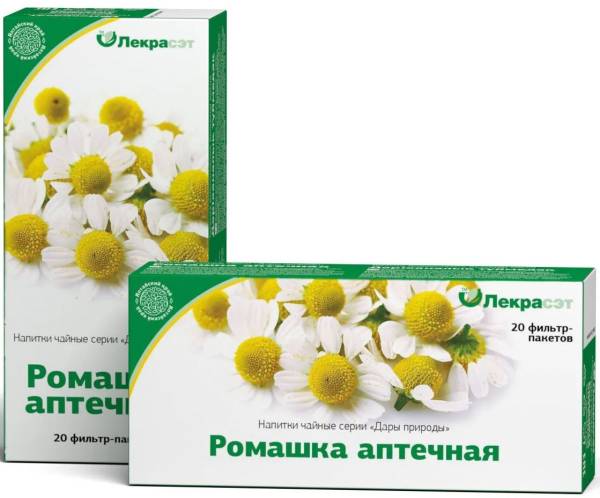 Ромашки цветки чайный напиток лекра-сэт № 20пак фотография